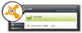 logo et screenshot Avast 5 gratuit. Anti virus.