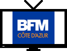 Logo chaine TV BFMTV Côte d'Azur 