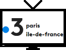 Logo chaine TV France 3 Paris Île-de-France 