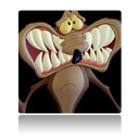 avatar loup montant ses dents