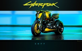 Cyberpunk 2077 ARCH Nazaré moto | Fond D'Écran