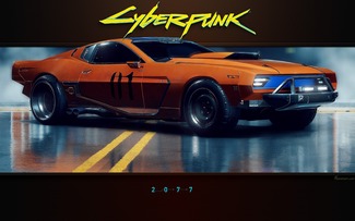 Cyberpunk 2077 Quadra Type-66 640 TS Coupé sport | Fond D'Écran