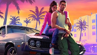 GTA 6 Jason et Lucia sur Voiture : fond d'écran HD et/ou 4K.