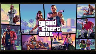Personnages Artworks Grand Theft Auto VI (Noir) : fond d'écran HD et/ou 4K.