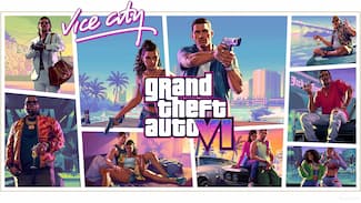 Personnages Artworks Grand Theft Auto VI (Blanc) : fond d'écran HD et/ou 4K.