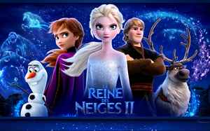 Le fond d'écran : la jolie Elsa de La reine des neiges 2.