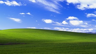 Paysage Original de la Colline Verdoyante de Windows XP (Bliss)