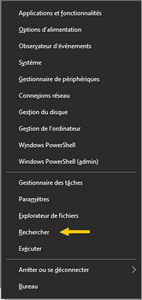 Fig.1 pour restaurer la poubelle de Windows.