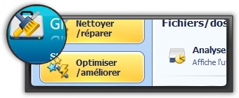 screenshot du logiciel d' optimisation Glary Utilities.