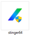 Icône de Stinger : antivirus portable de Trellix.
