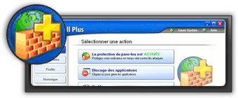 logo du pare-feu PC Tools Firewall Plus.