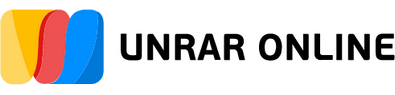 Logo de site de convertion de fichier RAR en ZIP en ligne Unrar.online.