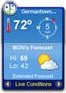 Gadget meteo Vista.