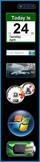Gadgets Vista sidebar.