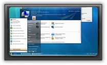 Screenshot theme windows 7 pour vista.